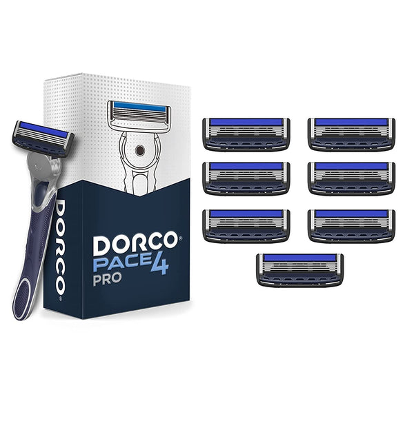 Dorco Pace 4 Pro <br /> Handle With 8 Cartridges