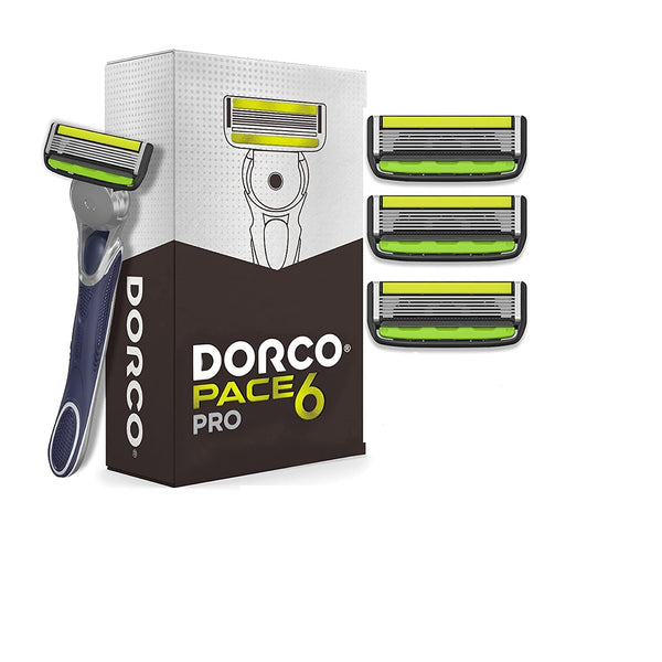 Dorco Pace 6 Pro <br /> Handle With 4 Cartridges